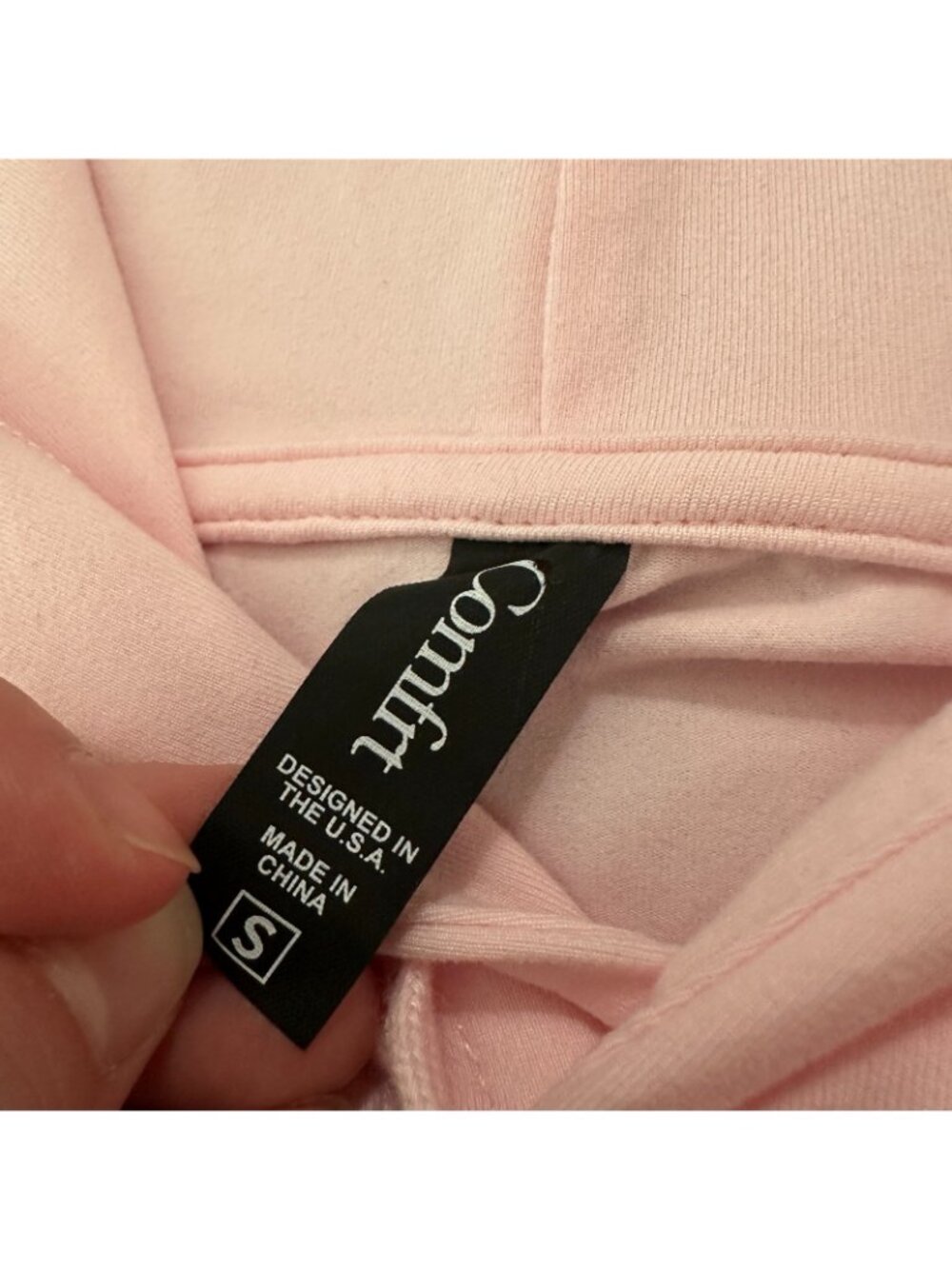 Comfrt Pink All Day Jersey Set Pink SMALL Lightweight Stretchy Joggers Hoodie - Picture 3 of 9